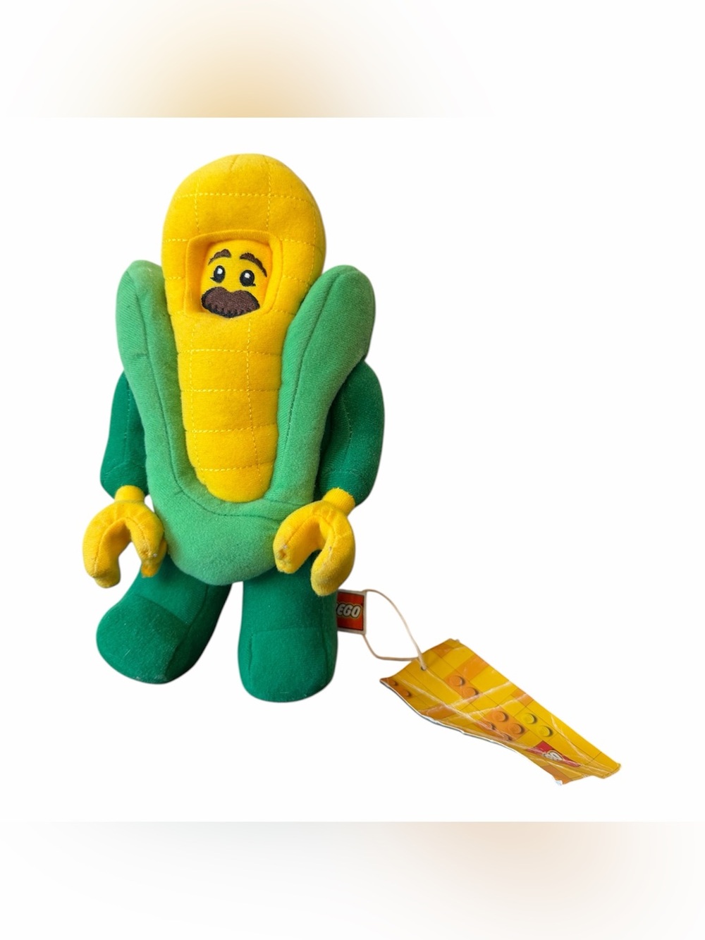 Lego Corn Cob Guy 9 Inch Mini Figure Plush NEW